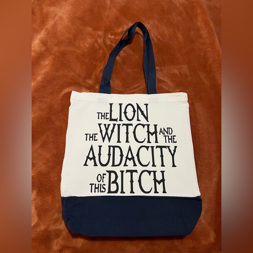 The Lion The Witch & The Audacity Of This B Shoulder Bag